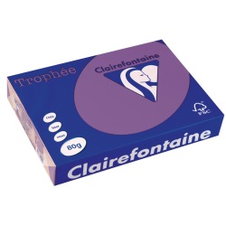 Clairefontaine Trophée Intens, gekleurd papier, A4, 80 g, 500 vel, violet