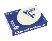 Clairefontaine Trophée gekleurd papier, A4, 80 g, 500 vel, parelgrijs