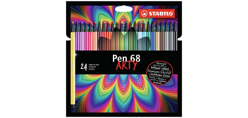STABILO Pen 68/24 Medium Arty Case 24 Colors
