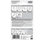 Command Mini Adhesive Hook with Transparent Mounting Strip 6 Pieces