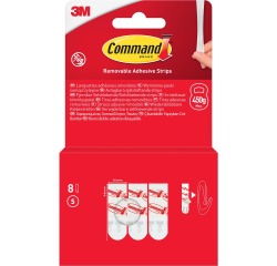 Command kleefstrips klein, blister van 8 stuks