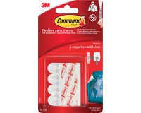 Command crochets adhesifs petit, blister de 16 pièces