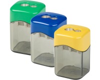 M+R taille-crayon Quattro Swing Eco, 2 trous, couleurs assorties