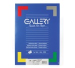 Gallery weiße Etiketten, ft 70 x 35 mm (l x h), eckige Ecken, 24 pro Blatt