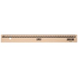 M+R latte en bois, avec échelle de mesure pour droitiers et gauchers, 30 cm
