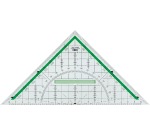 M+R Green Line geometric set square, 22 cm
