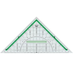 M+R equerre géométrique Green Line, 22 cm
