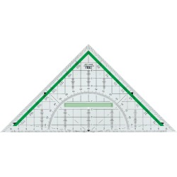 M+R equerre géométrique Green Line, 22 cm