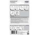 Keukenhaak Command kunststof transparant incl bevestigingsstrip
