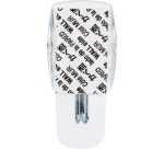 Transparent plastic kitchen hook Command with fastening strap