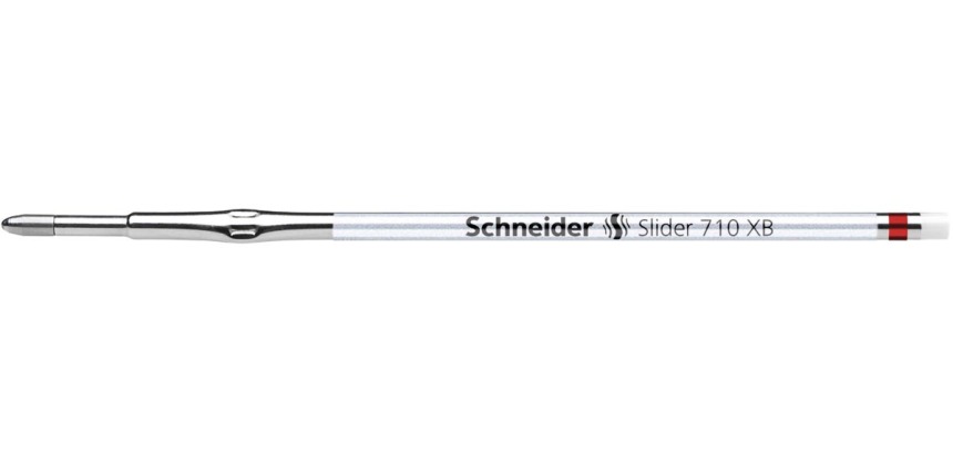 Schneider recharge stylo bille Slider 710 XB, rouge