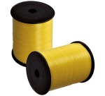 Ruban cadeau, 5 mm x 500 m, jaune