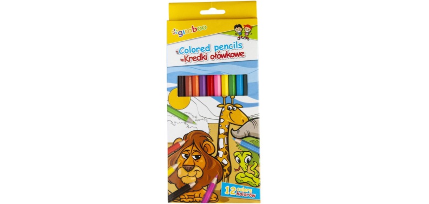 OFFICE products Buntstift Gimboo, Kartonetui mit 12 Stück