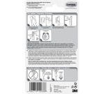 Cable management hooks, medium, capacity 900 g, white, blister pack of 2 pieces