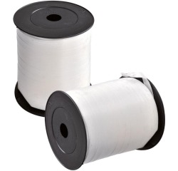 Ruban cadeau, 10 mm x 250 m, blanc
