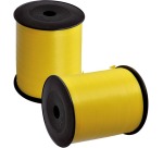Ruban cadeau, 10 mm x 250 m, jaune