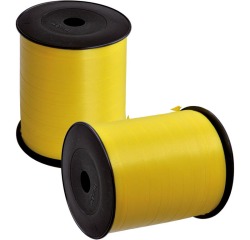 Ruban cadeau, 10 mm x 250 m, jaune