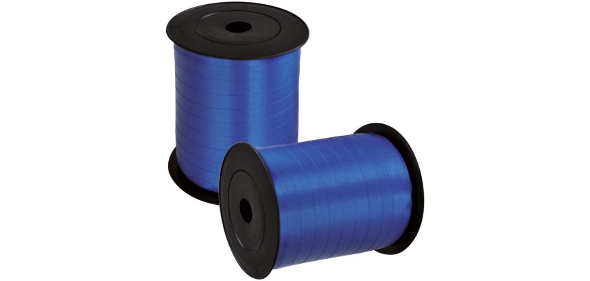 Ruban cadeau, 10 mm x 250 m, bleu