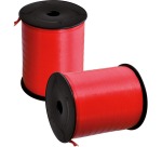 Ruban cadeau, 10 mm x 250 m, rouge