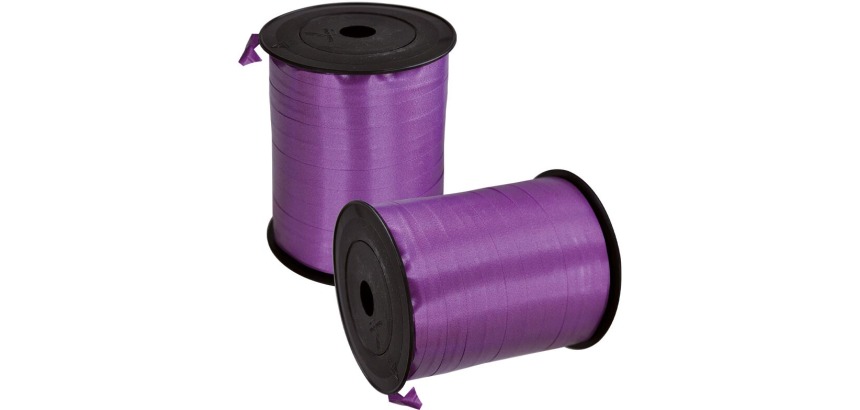 Ruban cadeau, 10 mm x 250 m, violet