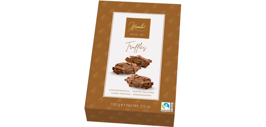 Hamlet schilfertruffels melkchocolade, doos van 100 g