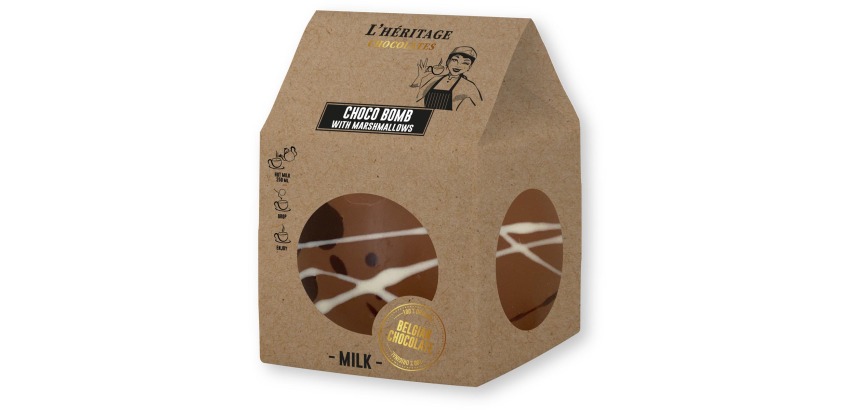 L'Héritage Chocolates choco bomb, 45 g