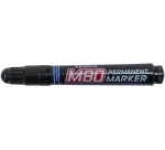 ZEBRA marqueur permanent M80, 2 mm, pointe ronde, noir