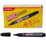 ZEBRA marqueur permanent M80, 2 mm, pointe ronde, noir