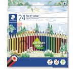 Staedtler crayons de couleur Noris Colour, boîte distributrice de 24 pièces en couleurs assorties
