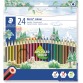 Staedtler crayons de couleur Noris Colour, boîte distributrice de 24 pièces en couleurs assorties