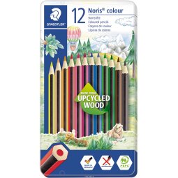 Staedler crayons de couleur Noris Colour, boîte en métal de 12 pièces