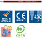 Staedler crayons de couleur Noris Colour, boîte en métal de 36 pièces