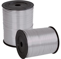 Ruban cadeau, 5 mm x 500 m, argent
