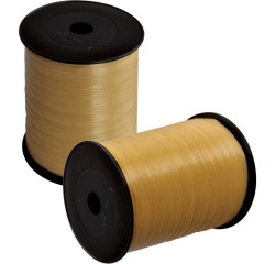 Ruban cadeau, 5 mm x 500 m, or