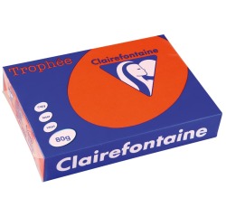 Clairefontaine Trophée Intens, papier couleur, A4, 80 g, 500 feuilles, églantine
