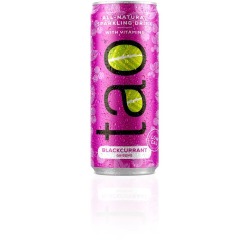 Tao Botanic Blackcurrant, canette de 25 cl, paquet de 24 pièces