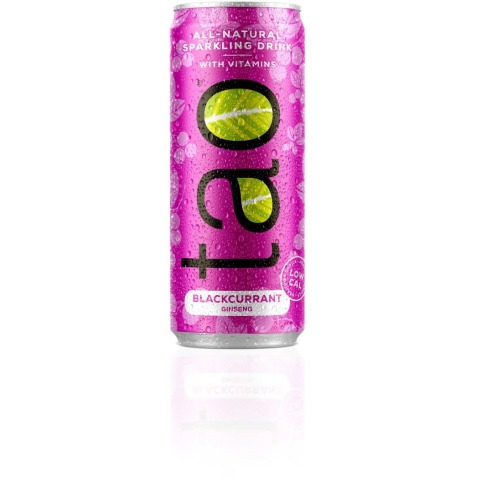 Tao Botanic Blackcurrant, canette de 25 cl, paquet de 24 pièces