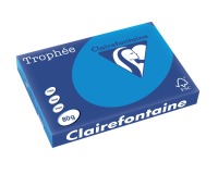 Clairefontaine Trophée Intens, gekleurd papier, A3, 80 g, 500 vel, turkoois