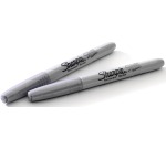 Sharpie permanente marker metallic, fijne punt, zilver