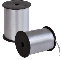 Inpaklint, 10 mm x 250 m, zilver