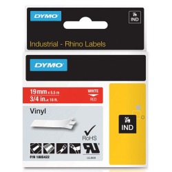 DYMO Rhino Coloured Vinyl - tape - 1 roll(s) - Roll (1.9 cm x 5.5 m)