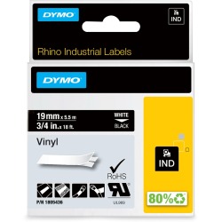 En_rhino ruban 19mm vinyl bla/no