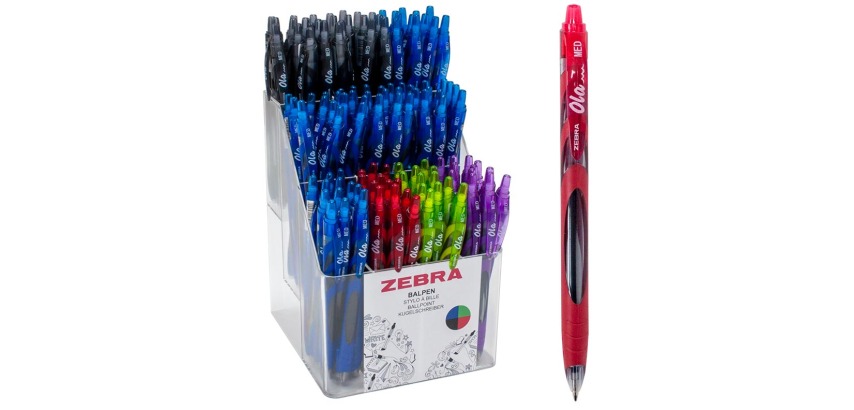 ZEBRA Ola stylo bille, 0,5 mm, couleurs assorties