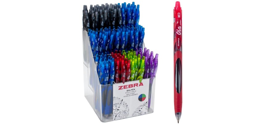 ZEBRA Ola stylo bille, 0,5 mm, couleurs assorties