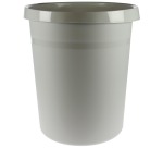 Gray paper wastebasket