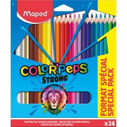 Maped kleurpotlood Color'Peps 20 kleurpotloden + 4 fluo