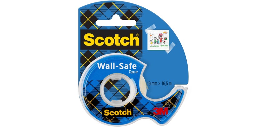 Scotch Klebeband 19mm x 16,5m Wall Safe + Abroller