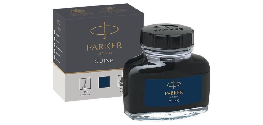 Parker Quink encrier permanent bleu-noir