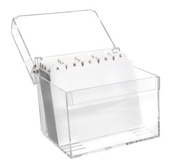 EN_BOÎTE À FICHES ACRYLIQUE, A6