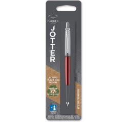 Parker Jotter Kensington Red CT Medium Ballpoint Pen Blister